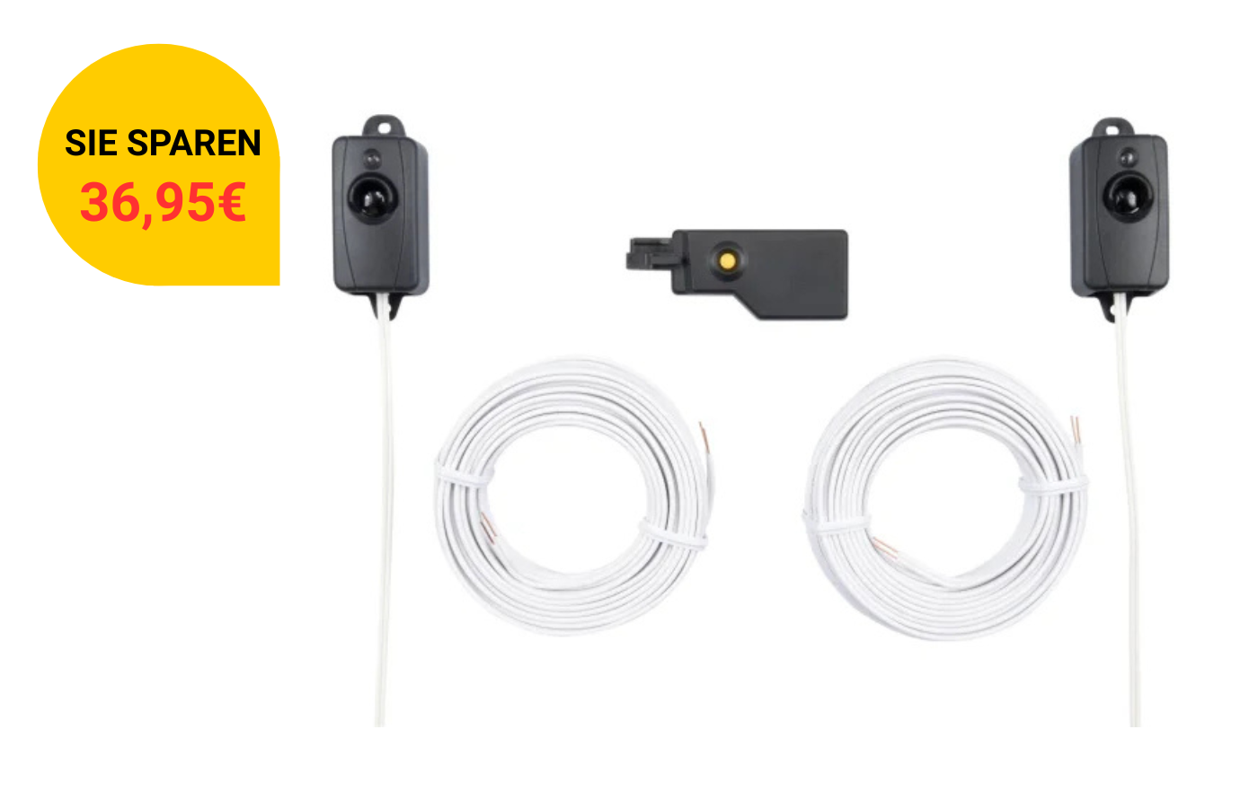 Lieferumfang von maveo connect basic bundle - maveo connect stick und Lichtschranke